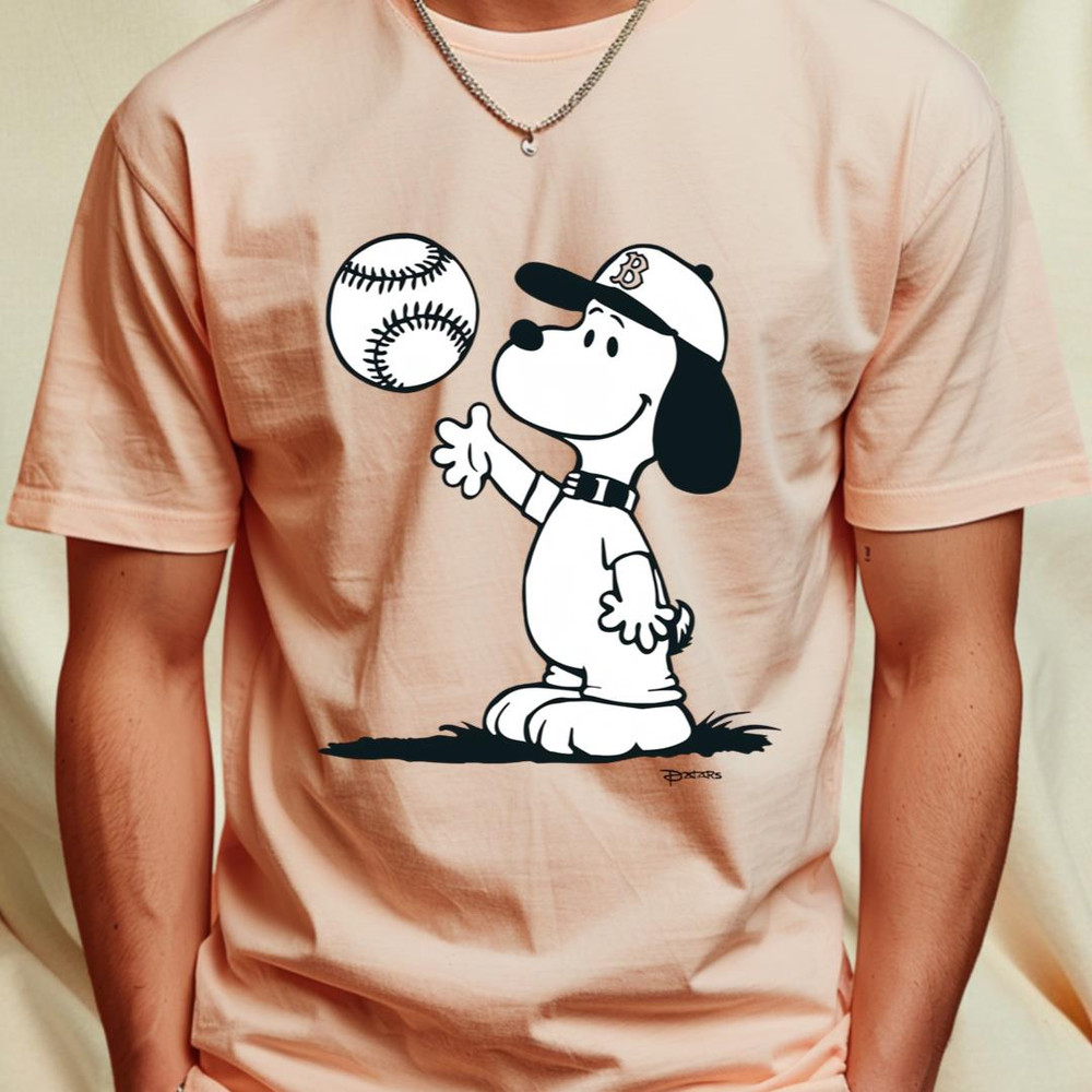 Snoopy Vs Boston Red Sox logo (206)_T-Shirt_File PNG.jpg