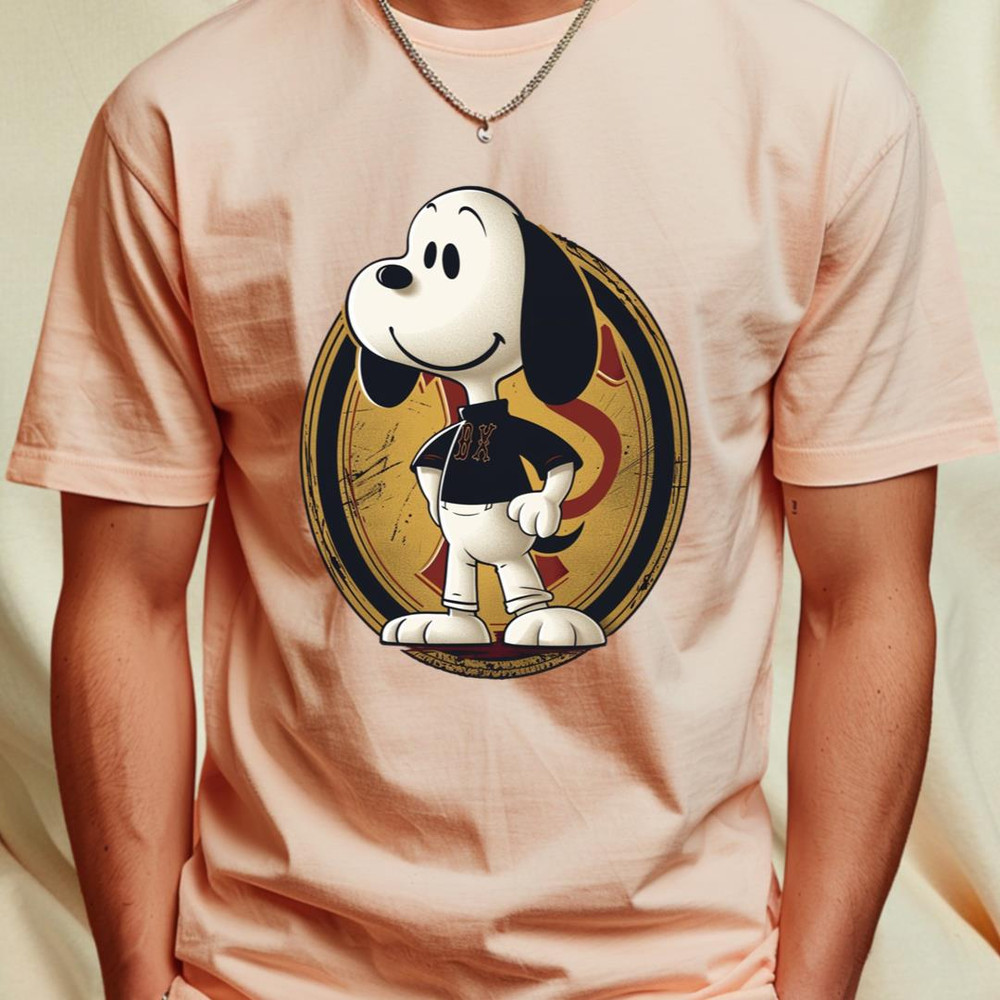Snoopy Vs Boston Red Sox logo (267)_T-Shirt_File PNG.jpg