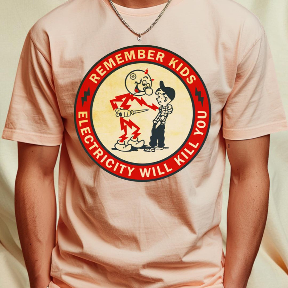 Electricity Kill You Vintage T-Shirt_T-Shirt_File PNG.jpg