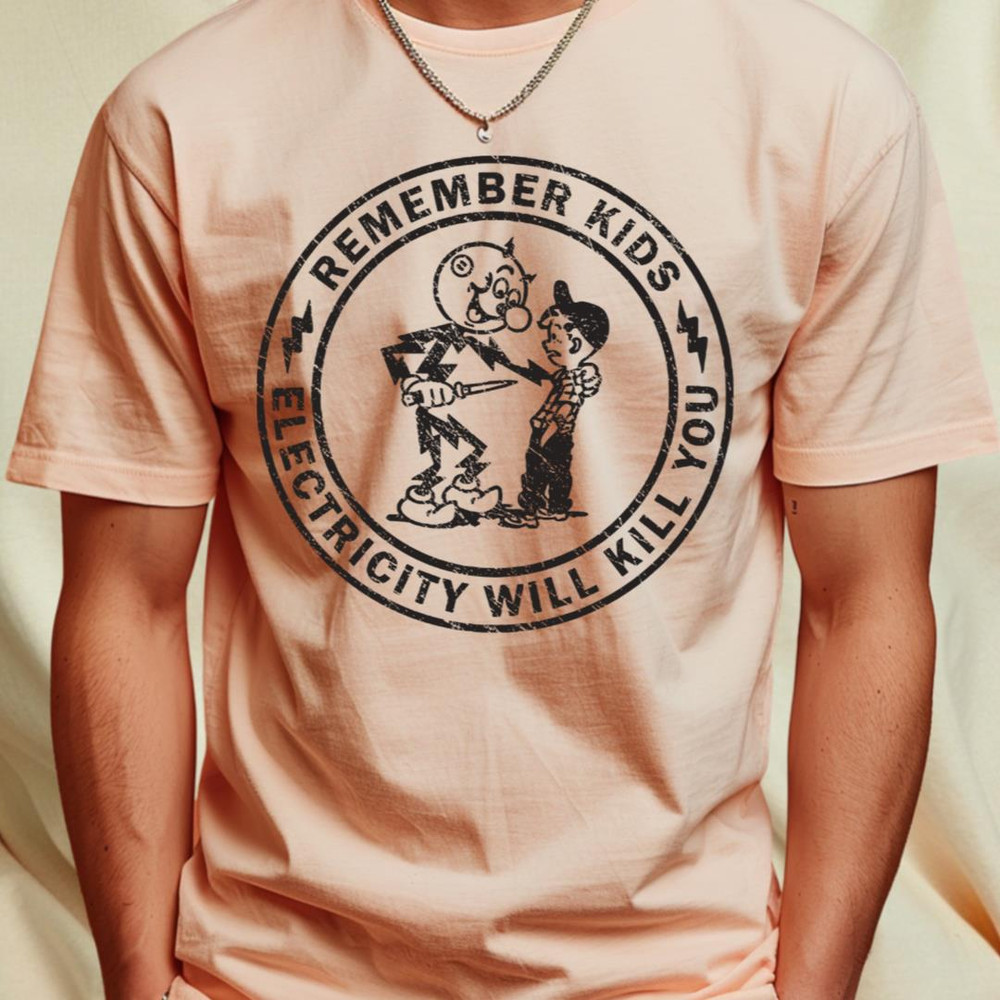 Retro Electricity Will Kill You T-Shirt by thesuamart1_T-Shirt_File PNG.jpg