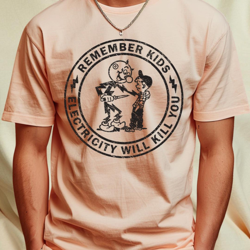 Retro Electricity Will Kill You T-Shirt by thesuamart1_T-Shirt_File PNG.jpg