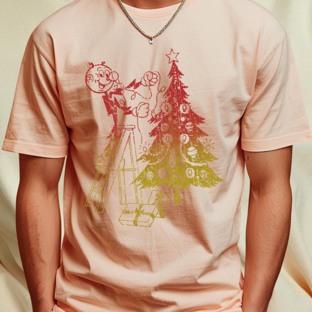 VINTAGE RETRO STYLE - Reddy Kilowatt CHRISTMAS DAY T-Shirt_T-Shirt_File PNG.jpg