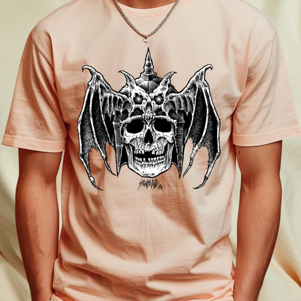Dragon Skull Warrior T-Shirt_T-Shirt_File PNG.jpg