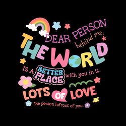 rainbow dear person behind me svg, png - svg files