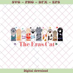 cute cat the eras cat christmas png sublimation design, png - svg files, z344