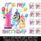 Bluey Birthday Png, It's My Birthday Png, Birthday Party Png, Birthday Gifts, Happy Birthday Png, Birthday Family Matching Png, Bluey Number.jpg