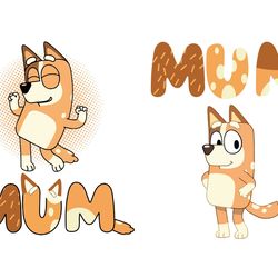 bluey mama png, bluey and bingo png, bluey friends png, blue