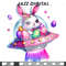 Cute Easter Bunny Clipart, Easter Egg Abduction PNG, Funny Easter PNG, Alien Clipart, Sublimation Design, Easter T-Shirt Design, Download.jpg