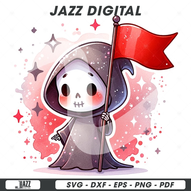 Walking Red Flag PNG, Snarky Skeleton Sublimation Clipart, Sarcastic Png, Funny Grim Reaper DTF Transfer Design, Skeleton Shirt, Tshirt, Mug.jpg