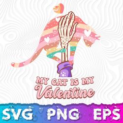 my cat is my valentine, the valentine cat, valentine svg, va