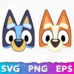 bluey and bingo png, bluey bingo svg, bluey svg, bingo bluey