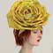 mirror rose Fascinator.Large flower hat.jpg