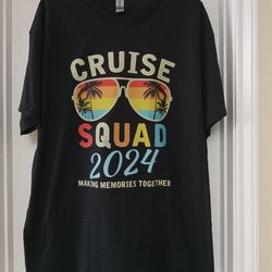 CRUISE SQUAD 2024 Graphic Print T-Shirt