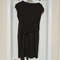 Tie Back Shoulder Pad Dress WYES WE KAM Graphic Print Large 2