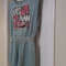 Pastel Green Tie Waist Romper WYES WE KAM Graphic Print Large 1