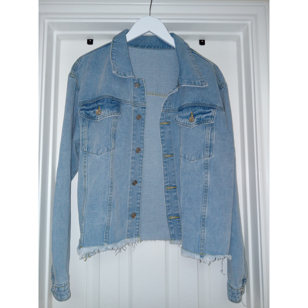 Denim Jacket WYES WE KAM Graphic Print 2XL 1