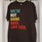 WERE NOT GOING BACK LIKE EVER Graphic Print TShirt Brown 0