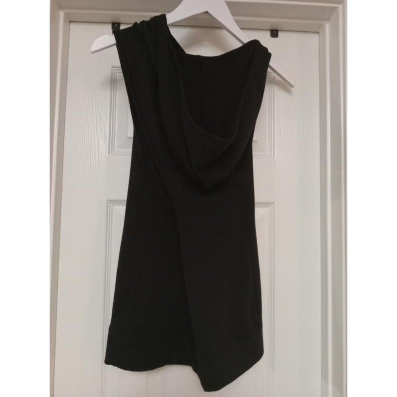 Youth FOHAWK BookWorm UpcycledRecycled Mossimo Sleeveless Crossback Hoodie Black XS 1