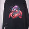 Saints Emblem Mardi Gras Crawfish Graphic Print Hoodie Medium 0