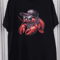 Saints Emblem Mardi Gras Crawfish Graphic Print Hoodie Medium 1