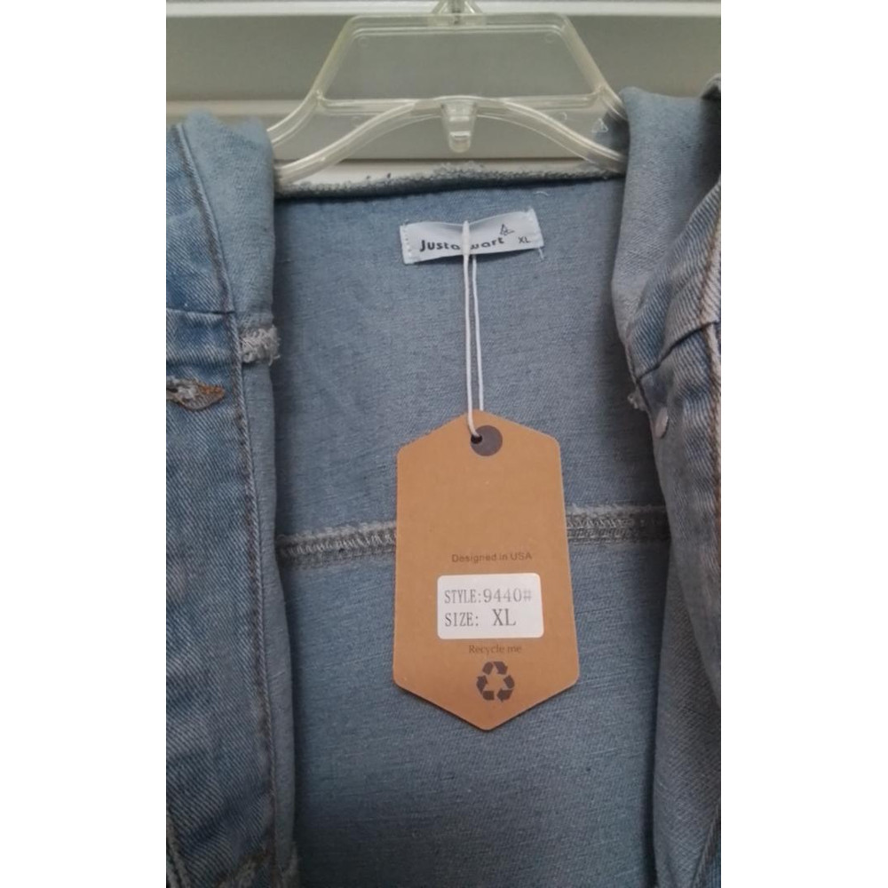 Selena Dreaming Of You Graphic Print Jean Jacket Hoodie Size XL 3