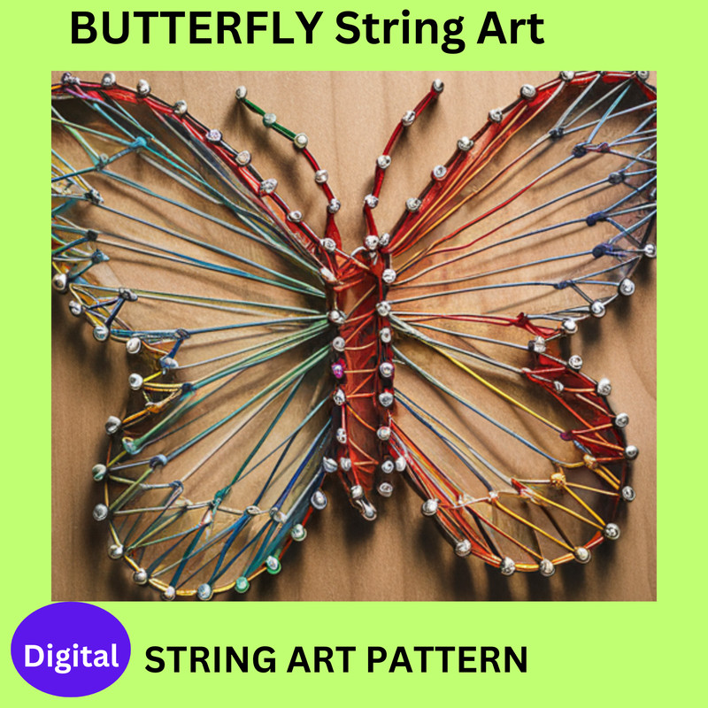 BUTTERFLY String Art .png