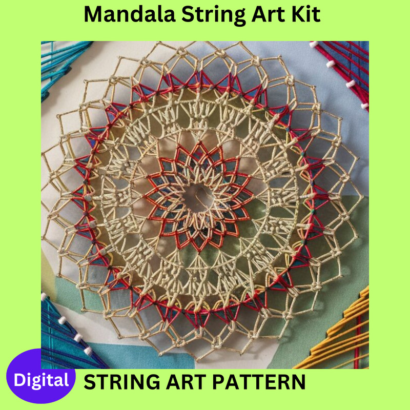 Mandala String Art Kit .png