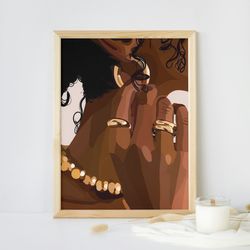 black sexy grizzl girl art, model queen poster, black abstract art, file for cricut, digital file for mug, tshirt