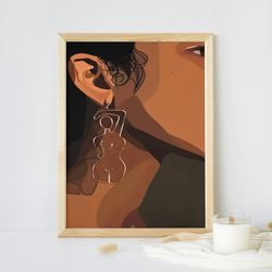 black sexy lady art, model queen poster, black abstract art, file for cricut, digital file for mug, tshirt, poster