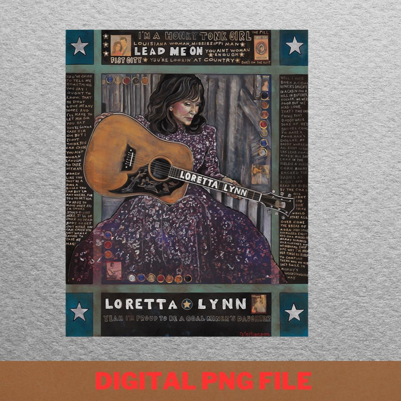 Loretta Lynn Autobiography PNG, Loretta Lynn PNG.jpg