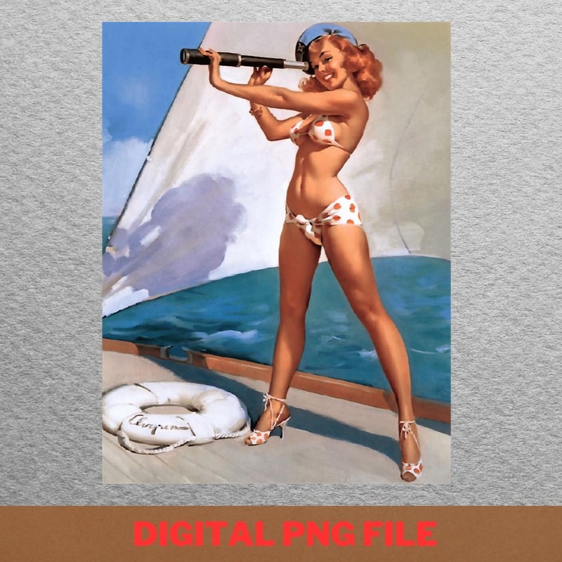 Pinup Calendar Stories PNG, Pinup PNG, Pinup Girls Digital Png Files.jpg