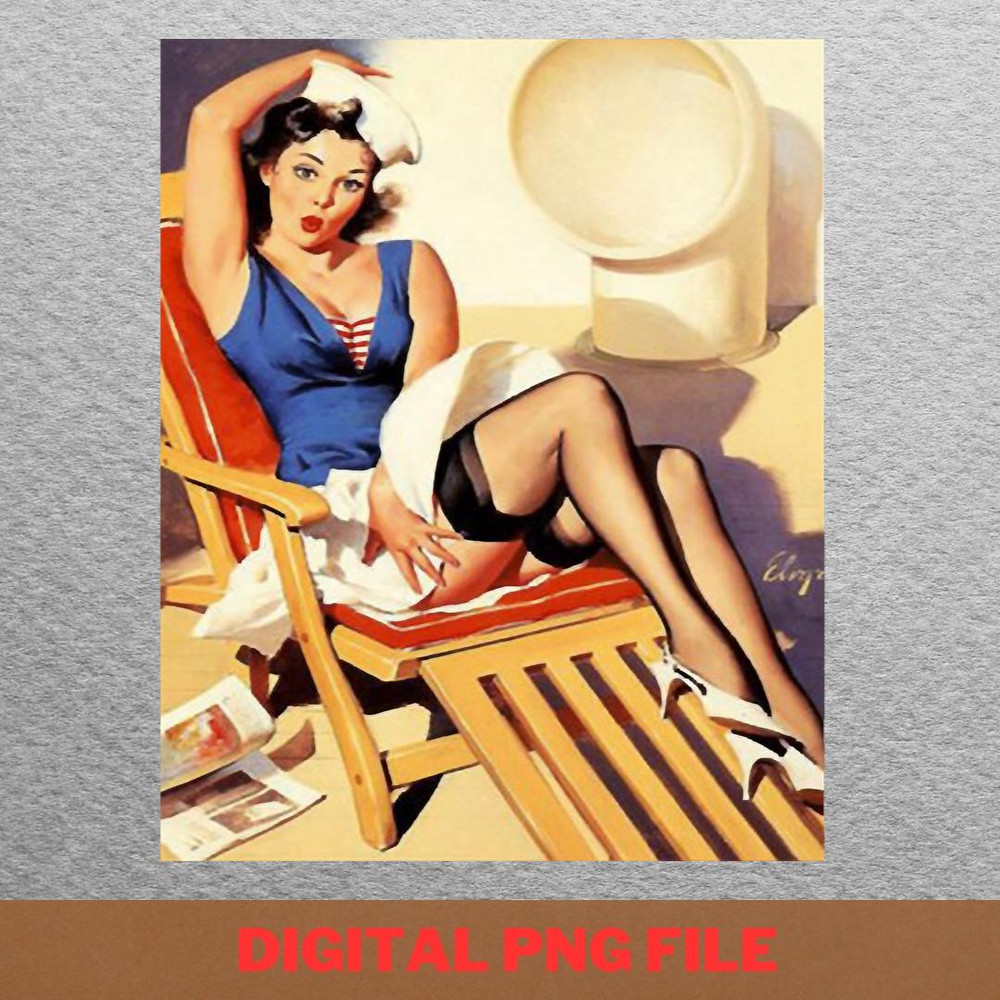 Pinup Social Scenes PNG, Pinup PNG, Pinup Girls Digital Png Files.jpg