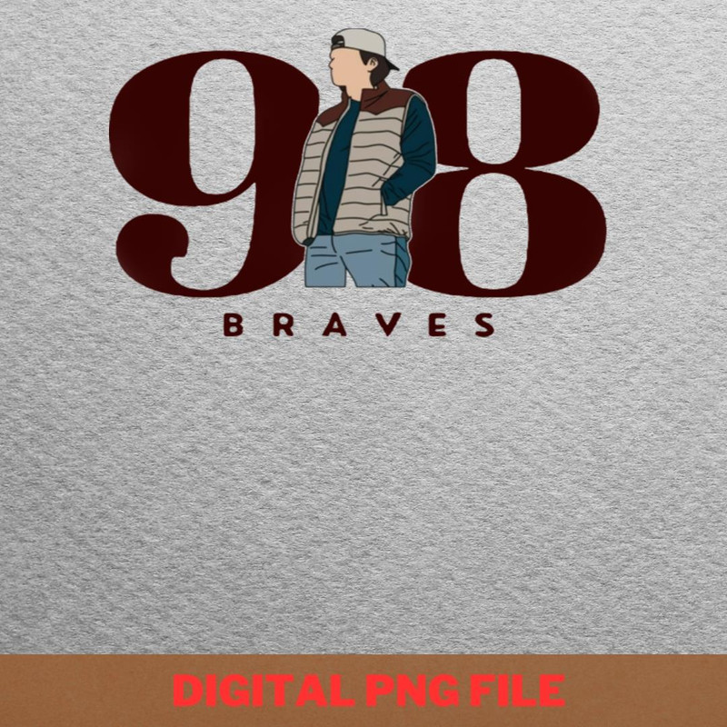 98 Braves PNG, Country Music PNG, Outlaw Music Digital Png Files.jpg