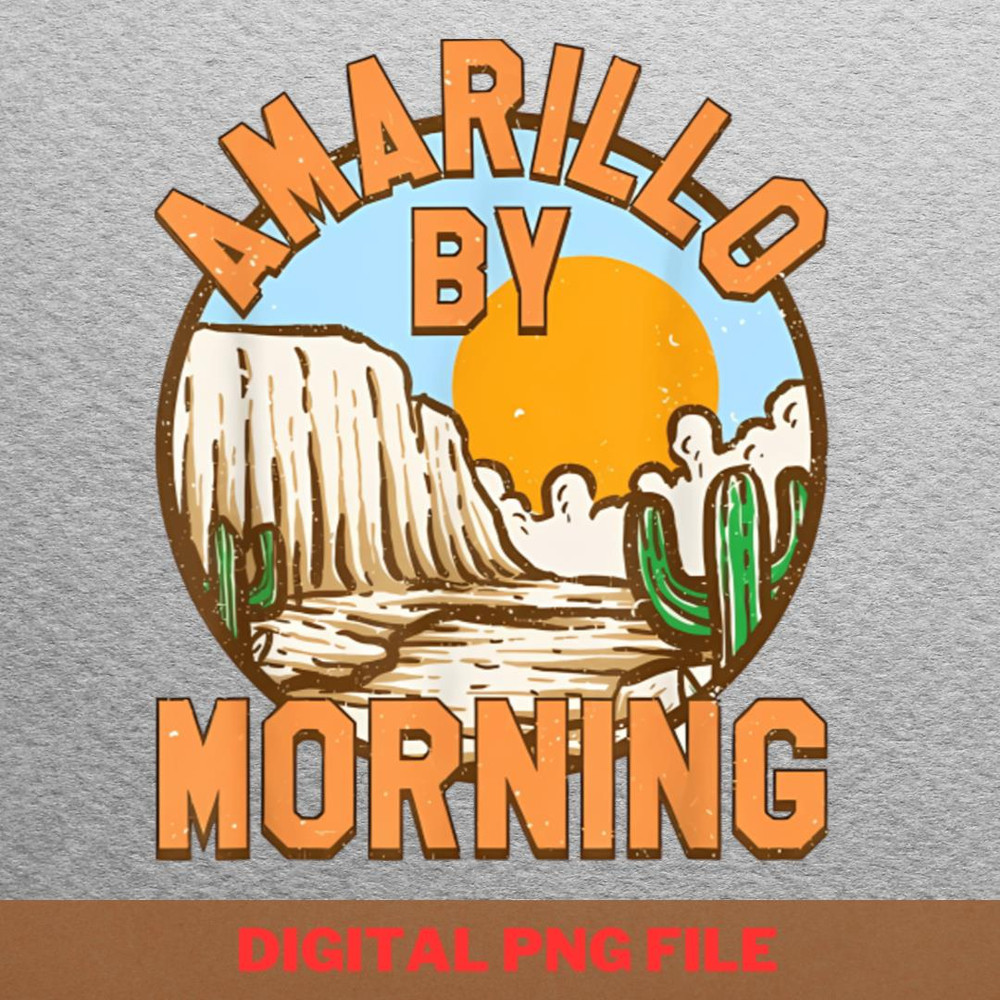 Amarillo West PNG, Country Music PNG, Outlaw Music Digital Png Files.jpg