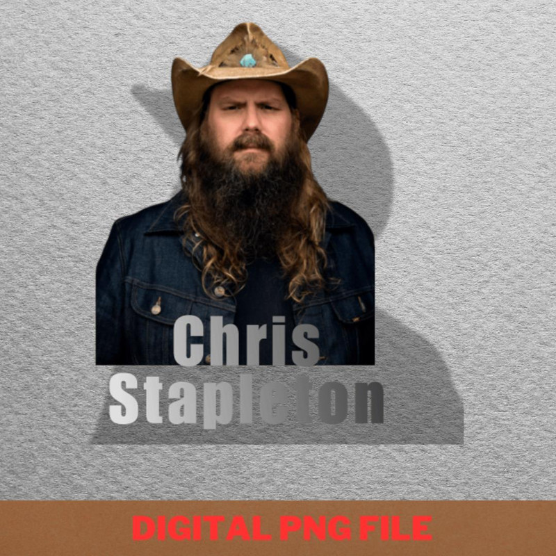 Chicken Chris PNG, Country Music PNG, Outlaw Music Digital Png Files.jpg