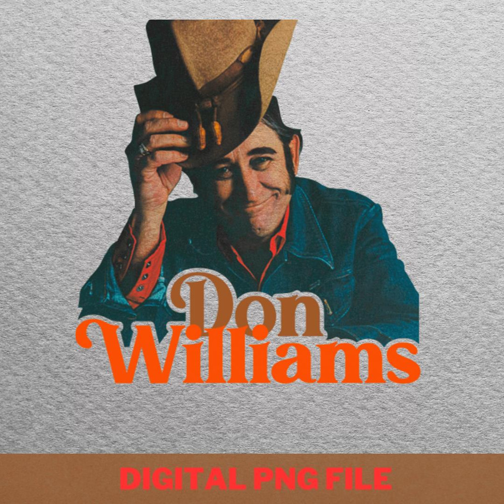 Don Williams PNG, Country Music PNG, Outlaw Music Digital Png Files.jpg