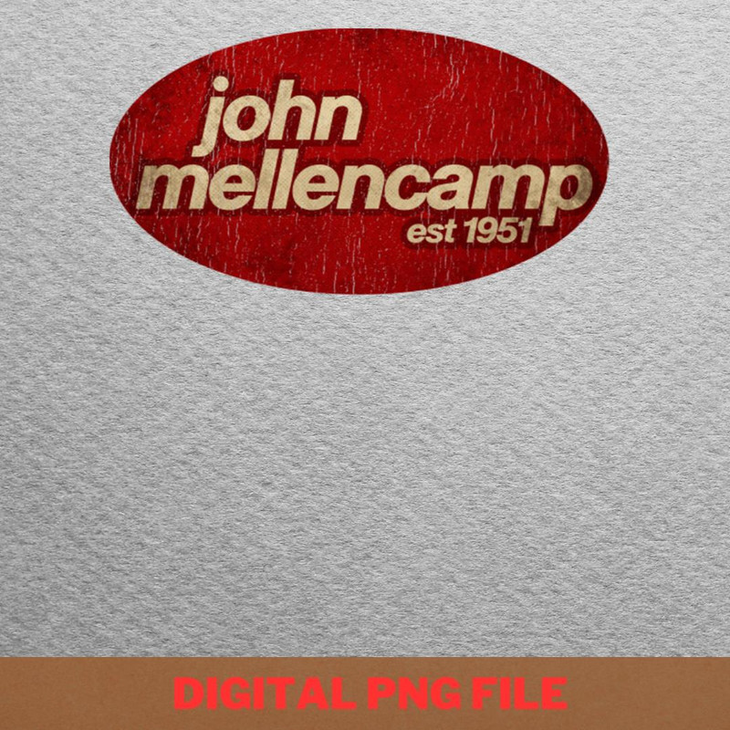 John Mellencamp Vintage PNG, Country Music PNG, Outlaw Music Digital Png Files.jpg