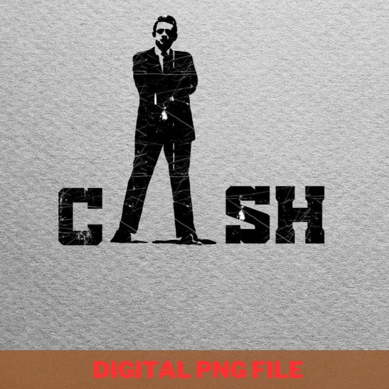 Johnny Cash Love PNG, Country Music PNG, Outlaw Music Digital Png Files.jpg