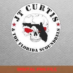 jt curtis and the florida scoundrels png, country music png, outlaw music digital png files