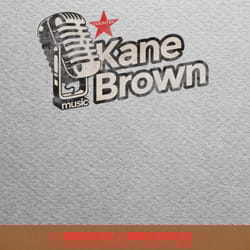 kane brown vintage microphone png, country music png, outlaw music digital png files