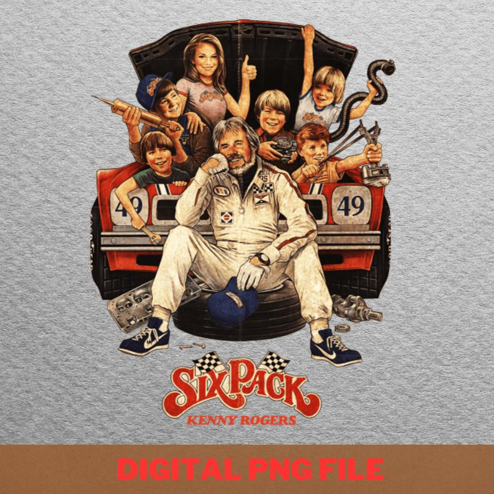 Kenny Rogers Vintage Of Kenny PNG, Country Music PNG, Outlaw Music Digital Png Files.jpg