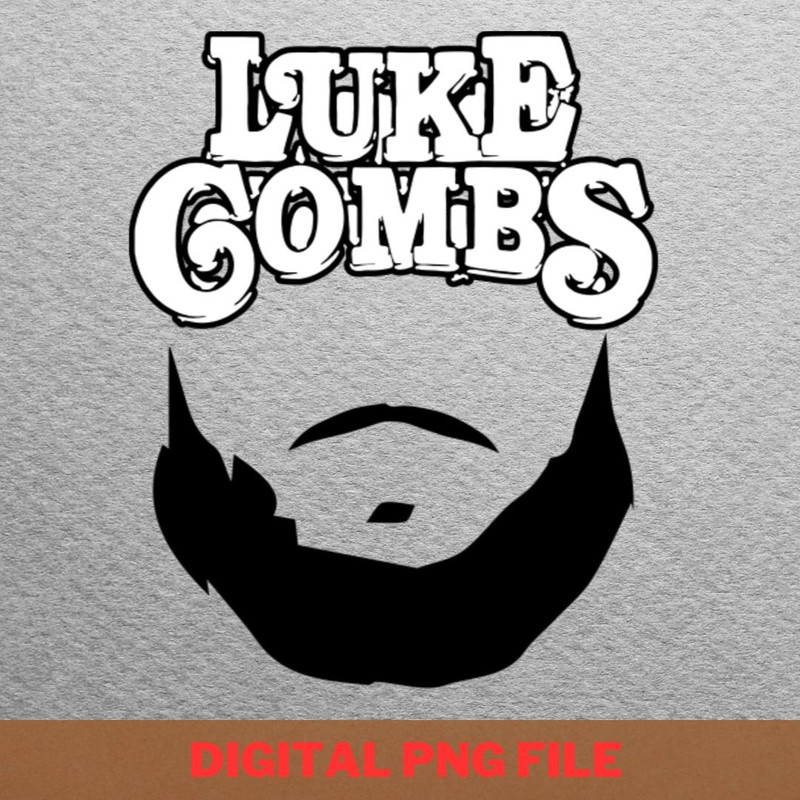 Luke Combs Combs Vintage PNG, Country Music PNG, Outlaw Music Digital Png Files.jpg