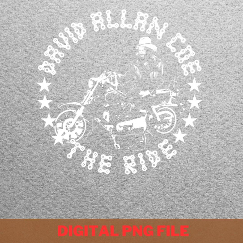 Retro Men Women The Ride David Vintage Design PNG, Country Music PNG, Outlaw Music Digital Png Files.jpg