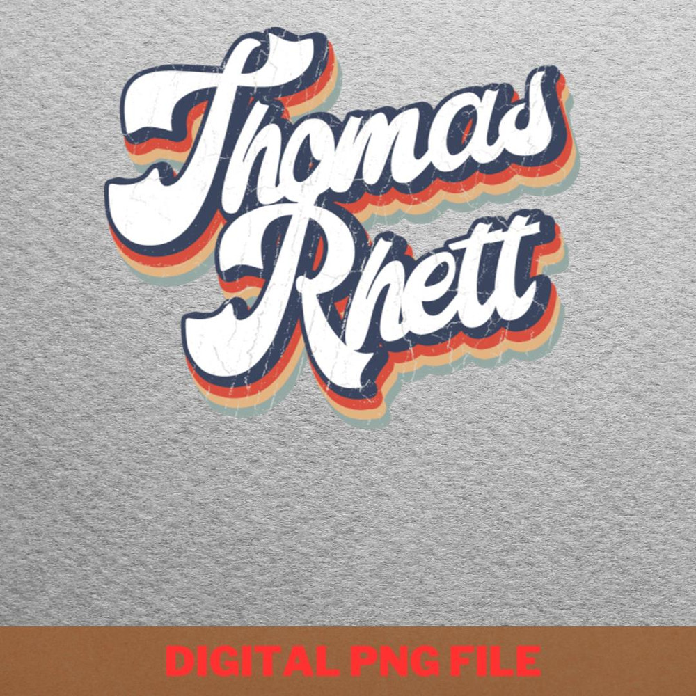 Thomas Rhett PNG, Country Music PNG, Outlaw Music Digital Png Files.jpg