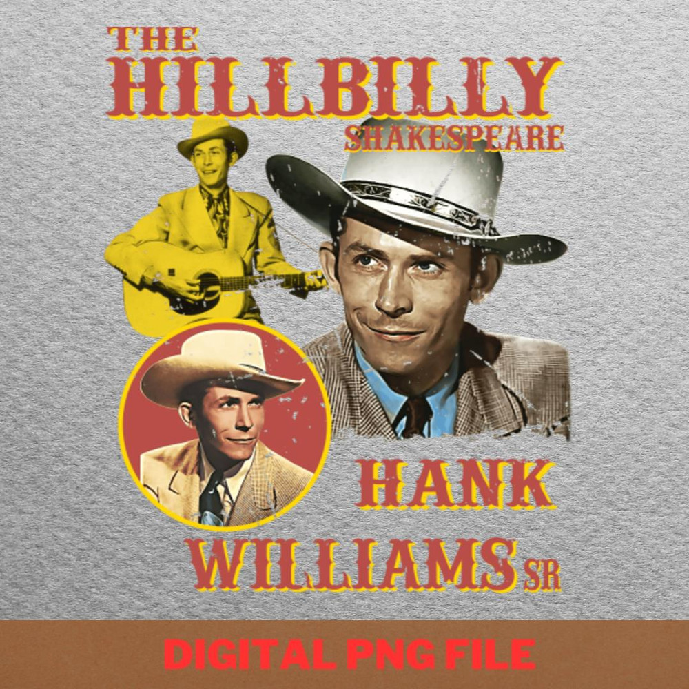 Vintage Hank Shakespeare Music Setup PNG, Country Music PNG, Outlaw Music Digital Png Files.jpg