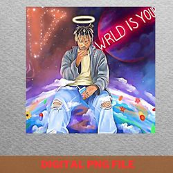 juice wrld artistic vision png, rainbow friends png, rapper digital png files
