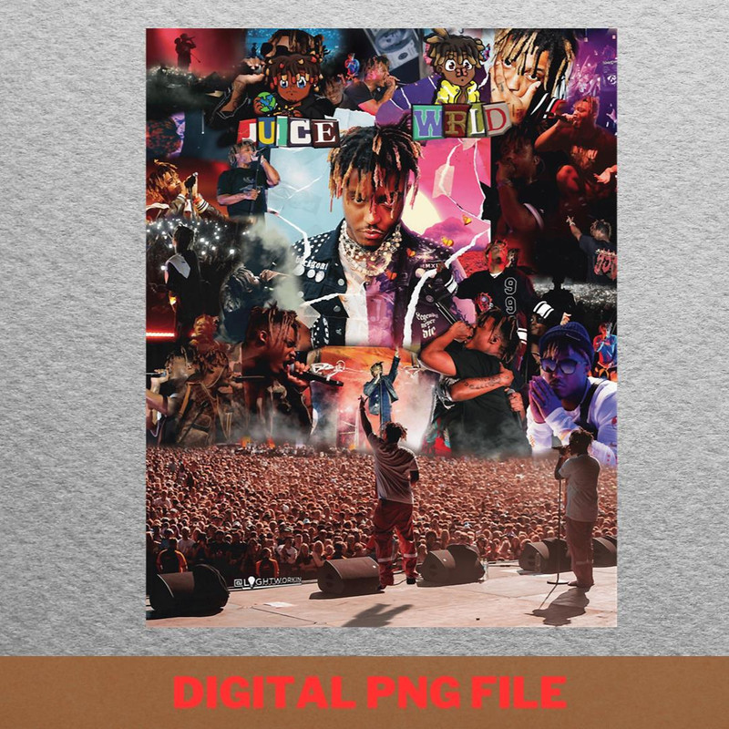 Juice Wrld Legacy Preservation PNG, rainbow friends PNG, Rapper Digital Png Files.jpg