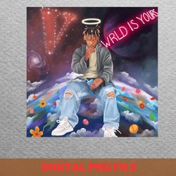 juice wrld lyrical depth png, rainbow friends png, rapper digital png files