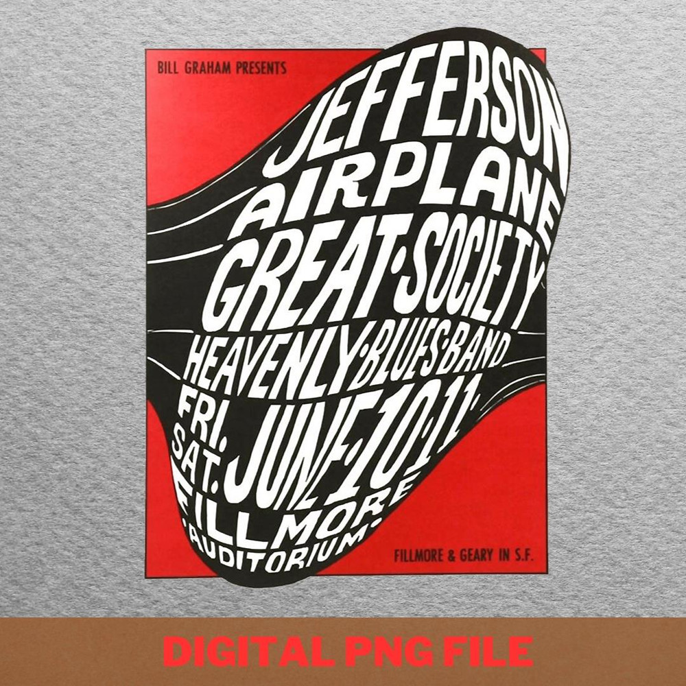 Jefferson Airplane Grace'S Vocal Magic PNG, Jefferson Airplane PNG, Psychedelic Digital Png Files.jpg