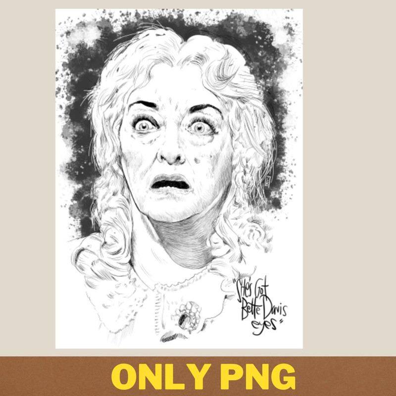 Film Noir Footsteps In Fog Bette Davis Eyes PNG, Cult Movies PNG, Old Hollywood Digital Png Files.jpg
